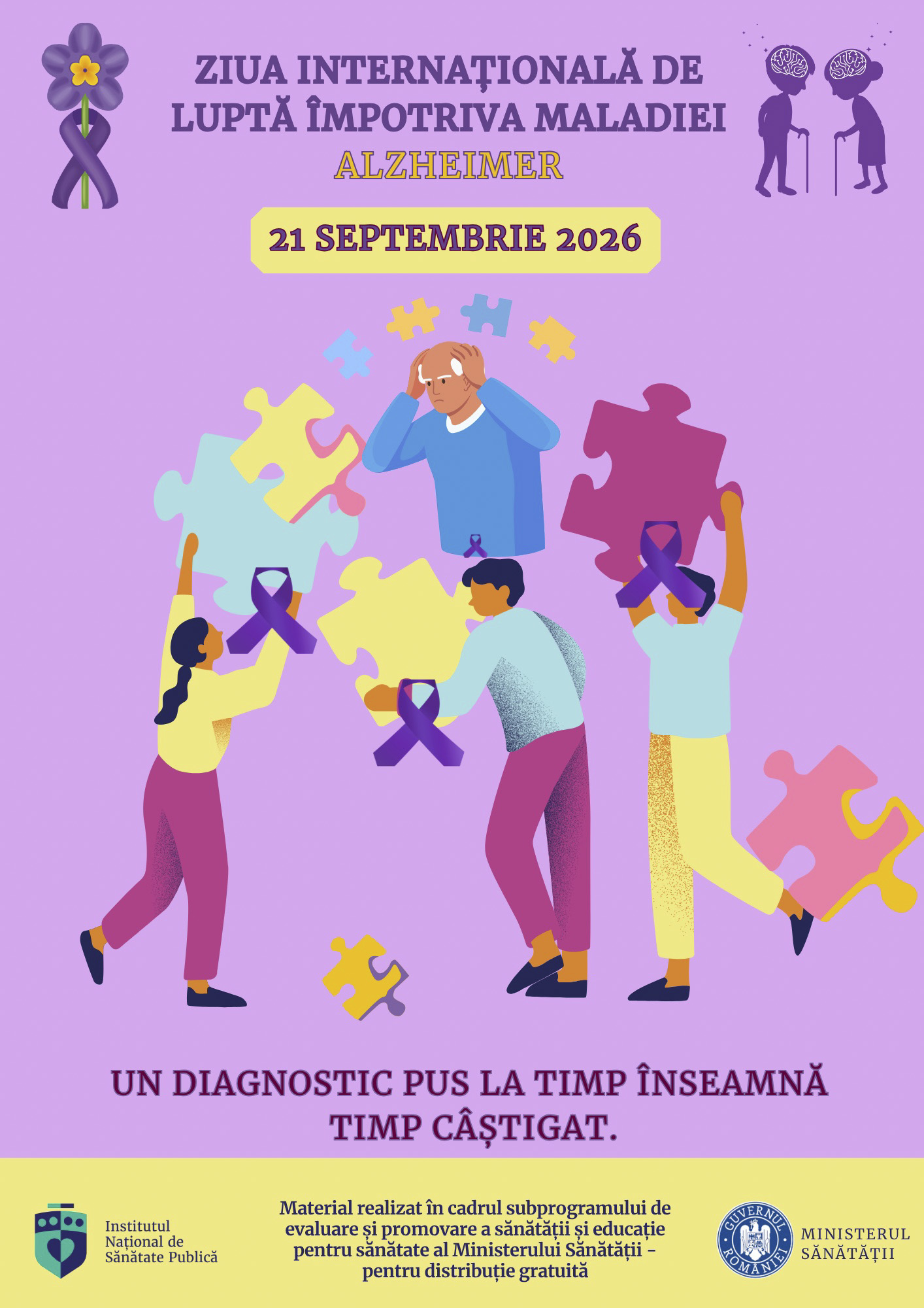 PUZZLE ZIUA ALZHEIMER